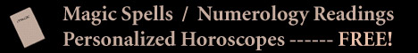 An online website with free magic spells, numerology readings and horoscopes!