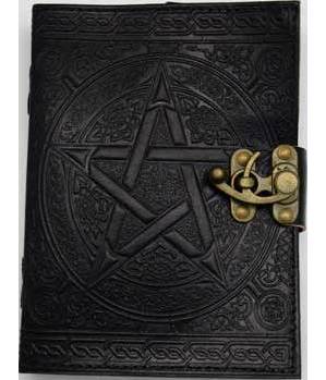 Black Pentagram Leather with Latch