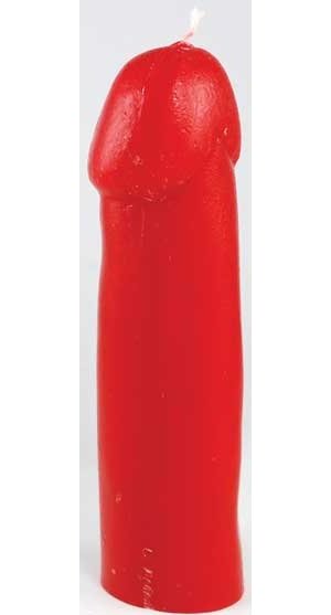 Red Male Genital Candle