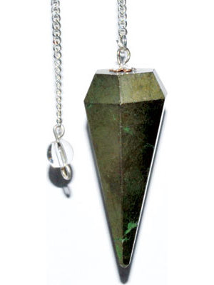 6-sided Pyrite pendulum