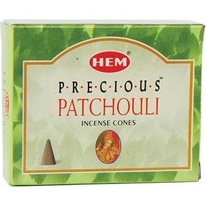 Patchouli Hem Cone Incense 10pk