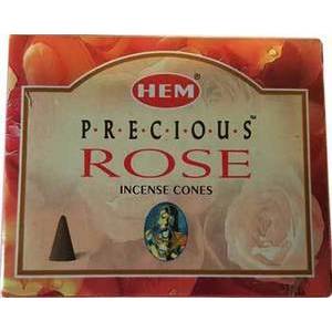 Rose Hem Cone Incense 10pk