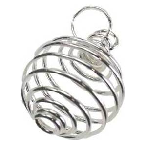 (set of 24) 1" Silver Plated coil