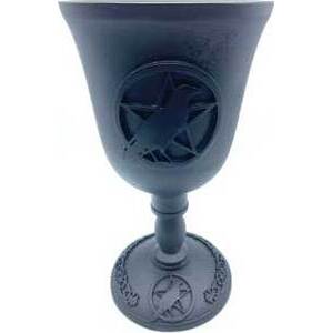 7 5/8" Pentagram & Bird chalice