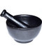 3 1/2" Cast Iron mortar and pestle set